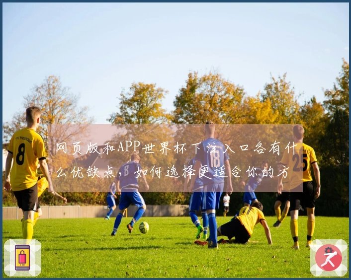 网页版和APP世界杯下注入口各有什么优缺点，如何选择更适合你的方式？