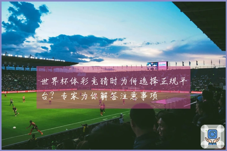 世界杯体彩竞猜时为何选择正规平台？专家为你解答注意事项